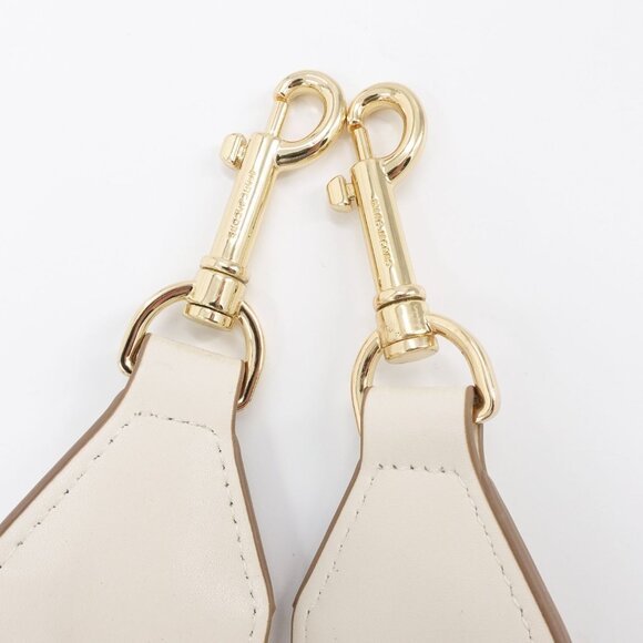 Marc Jacobs Women's The Messenger Saddle Bag Small In Leather White OS - Picture 9 of 15